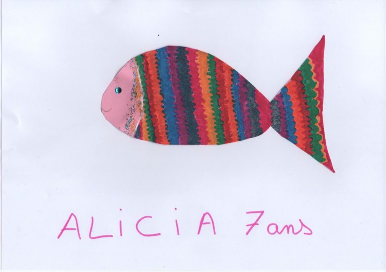 Exposition poisson d'avril - Alicia - 7 ans