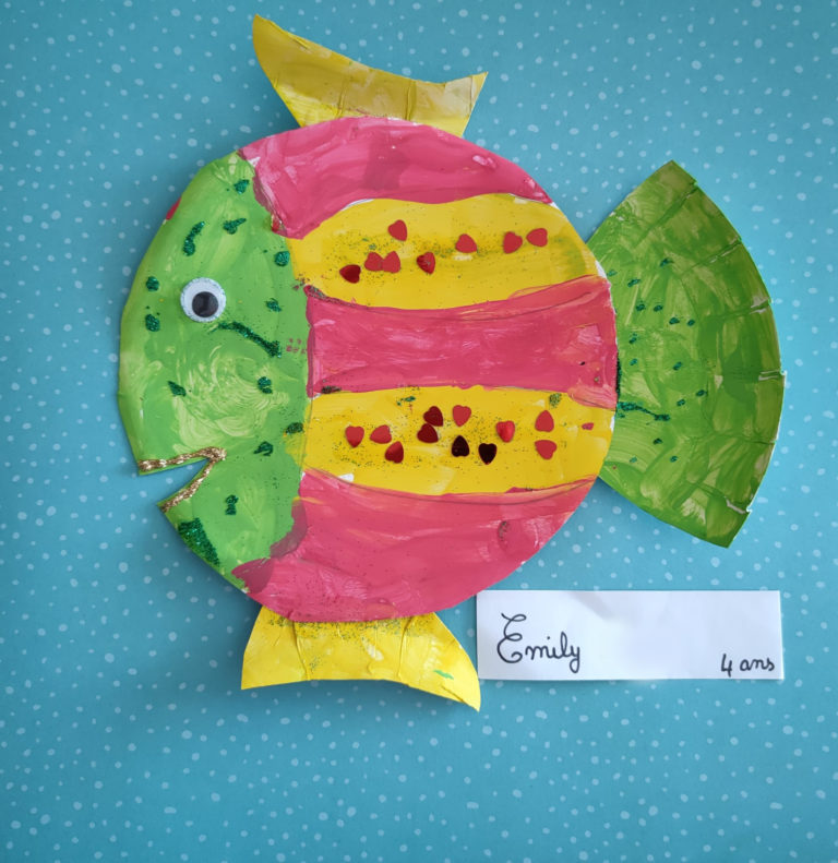 Exposition poisson d'avril - Emily - 4 ans