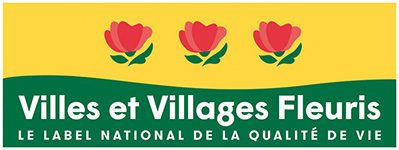 Logo ville et village fleuris (3 fleurs)