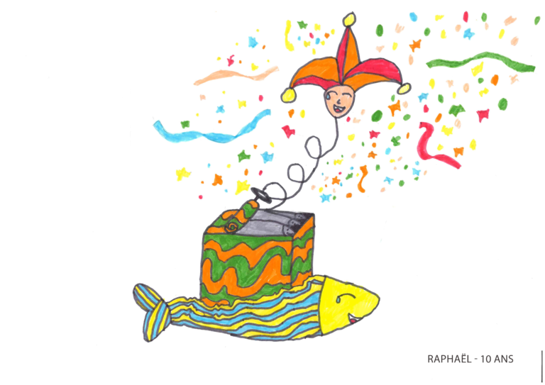 Exposition poisson d'avril -Raphaël - 10 ans