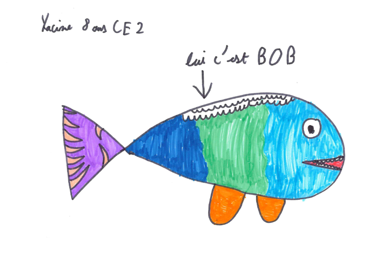 Exposition poisson d'avril - Yacine - 8 ans