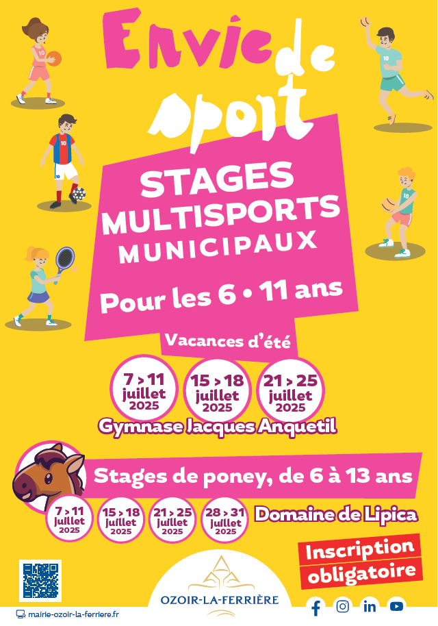 Stages sportifs été