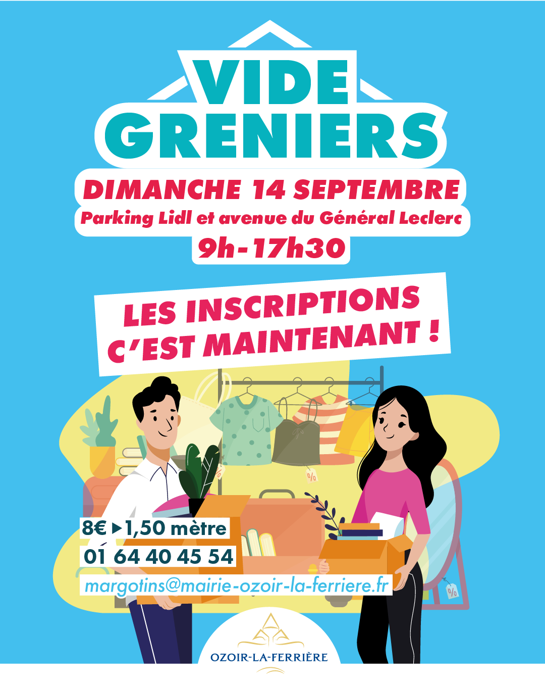 INSCRIPTION VIDE GRENIER MARGONTINS