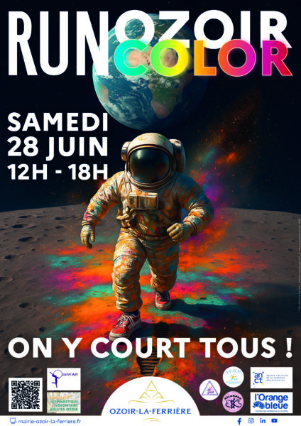 RUN OZOIR COLOR AFFICHE