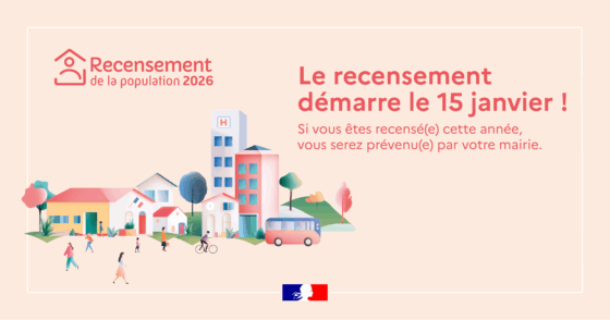Recensement de la population 2026 : début le 15 janvier