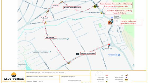 Fermeture de l’avenue Raoul Nordling les 20 et 30 avril en raison d’une intervention technique