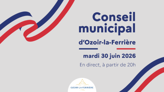 Conseil municipal du mardi 30 juin 2026
