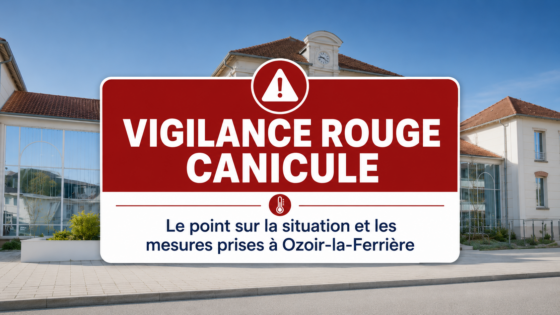 Vigilance rouge canicule : le point sur la situation et les mesures prises à Ozoir-la-Ferrière