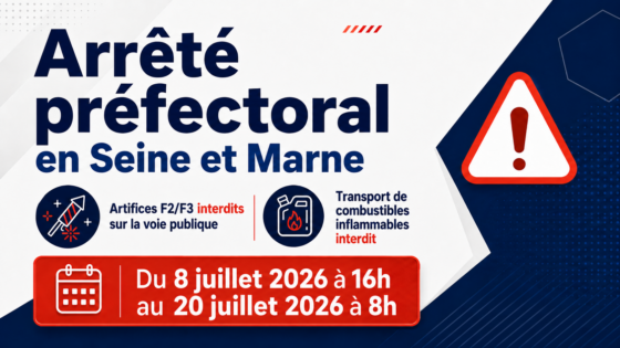 Arrêté préfectoral : restrictions temporaires en Seine-et-Marne du 8 au 20 juillet 2026