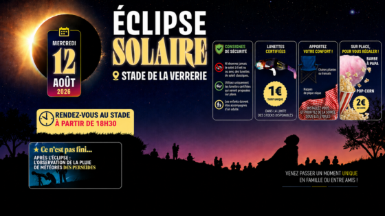 Une soirée sous les étoiles à l’occasion de l’éclipse solaire