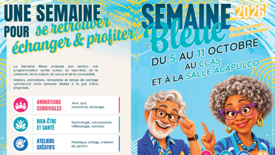 Semaine Bleue 2026 : une semaine pour se retrouver, échanger et profiter