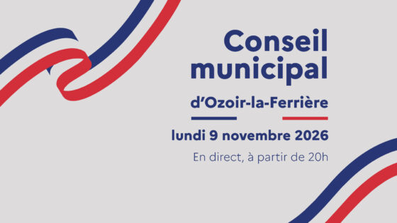 Conseil municipal du lundi 9 novembre 2026